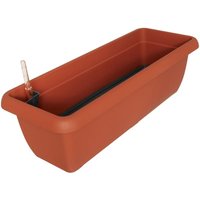 Geli - Blumenkasten aqua andalucia Terracotta 60 cm mit Bewässerungssystem - Kunststoff Geli - Blumenkasten aqua andalucia Terracotta 60 cm mit Bewässerungssystem - Kunststoff von GELI