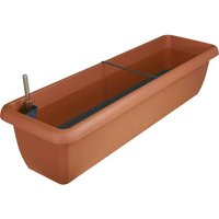 Geli - Blumenkasten aqua andalucia Terracotta 80 cm mit Bewässerungssystem - Kunststoff Geli - Blumenkasten aqua andalucia Terracotta 80 cm mit Bewässerungssystem - Kunststoff von GELI
