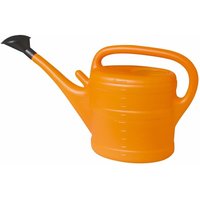 Gießkanne , 10 Liter, aus Kunststoff in orange, 56x32x18,5 cm, mit Brause und Längsbügel von GELI
