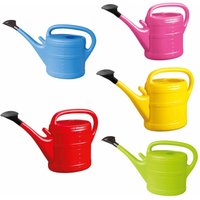 Geli - Gießkanne , 10 Liter, aus Kunststoff in violett, 5,6x32x18,5 cm, mit Brause und Längsbügel von GELI