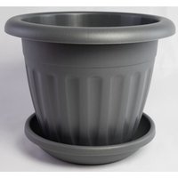 Pflanzkübel AZTEKI mit passendem Untersetzer in versch. Farben und Größen Pflanzkübel AZTEKI mit passendem Untersetzer in versch. Farben und Größen von GELI