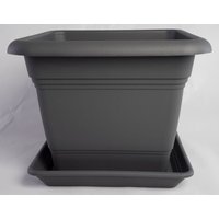 Pflanzkübel NORA mit Untersetzer in versch. Farben und Größen von GELI