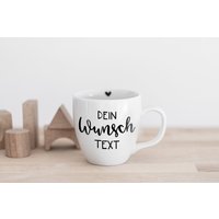 Kindertasse Personalisiert Wunschtext Becher Name Handbemalt Verschiedene Farben von GELIEBTESKINDShop