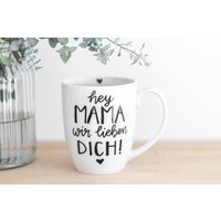 Tasse Wir Lieben Dich Mama Geschenkidee Muttertag Mit Name Personalisiert Tasse Wir Lieben Dich Mama Geschenkidee Muttertag Mit Name Personalisiert von GELIEBTESKINDShop