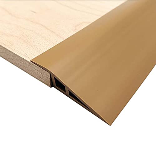 PVC Schwellenrampe,Selbstklebende,Boden Übergangsleiste,Schwelle Reduzierstück,Abschluss Übergangsprofil höhenausgleich,Abdeckleisten, Übergangsschiene,Teppichkantenleiste (Braun, 1meter × 1.5cm) PVC Schwellenrampe,Selbstklebende,Boden Übergangsleiste,Schwelle Reduzierstück,Abschluss Übergangsprofil höhenausgleich,Abdeckleisten, Übergangsschiene,Teppichkantenleiste (Braun, 1meter × 1.5cm) von GELINTONG