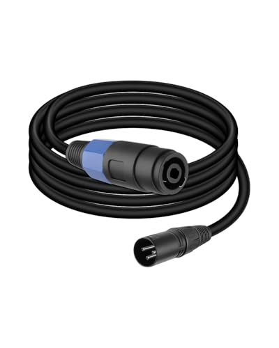 GELRHONR Speakon Female zu 3 Pin XLR Male Lautsprecherkabel 1.8M für Mischpulte, Vorverstärker Speakon Kabel Heimlautsprecher und Subwoofer GELRHONR Speakon Female zu 3 Pin XLR Male Lautsprecherkabel 1.8M für Mischpulte, Vorverstärker Speakon Kabel Heimlautsprecher und Subwoofer von GELRHONR