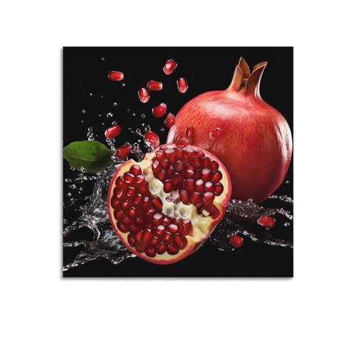 GELS Restaurant Küche roter Granatapfel Obst Poster dekorative Malerei Leinwand Kunst Bild 40 x 40 cm GELS Restaurant Küche roter Granatapfel Obst Poster dekorative Malerei Leinwand Kunst Bild 40 x 40 cm von GELS