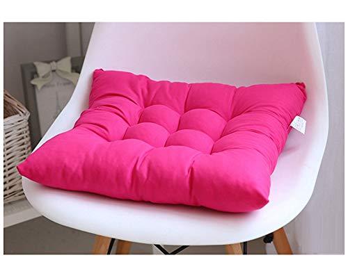 GELing Gepolstertes Sitzkissen Stuhlauflage Sitzpolster Stuhl Für Haus Gartenmöbel Deko Rose 40X40CM von GELing