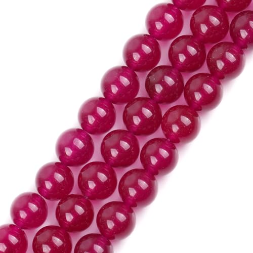 GEM-INSIDE CREATE YOUR OWN FASHION Sweet & Happy Girl'S Store 10mm Edelstein Jade Plum Perlen Strang 15 Zoll Schmuckherstellung Perlen von GEM-INSIDE CREATE YOUR OWN FASHION