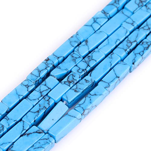 GEM-Inside 4 x 13 mm natürliche blaue türkise Perlen rechteckig quadratisch Rohr Würfel Quader Säule Halbedelsteine Chakren Stein Perlen grün für Schmuckherstellung DIY Handarbeit Bastelbedarf 38,1 cm GEM-Inside 4 x 13 mm natürliche blaue türkise Perlen rechteckig quadratisch Rohr Würfel Quader Säule Halbedelsteine Chakren Stein Perlen grün für Schmuckherstellung DIY Handarbeit Bastelbedarf 38,1 cm von GEM-INSIDE CREATE YOUR OWN FASHION