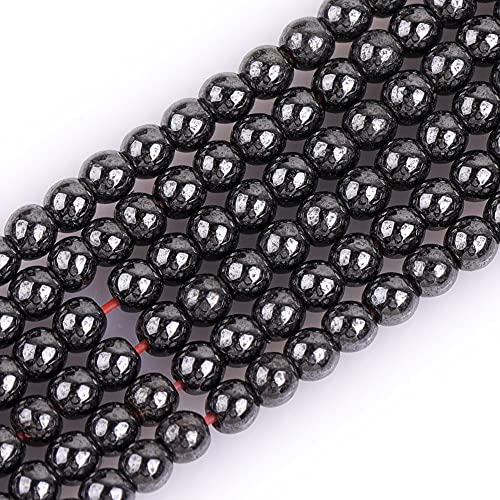 GEM-Inside Natürliche 2 mm magnetische schwarze Hämatit-Edelsteine, Halbedelstein, lose Perlen für Schmuckherstellung, 38,1 cm von GEM-INSIDE CREATE YOUR OWN FASHION
