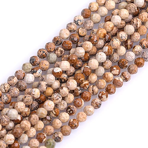 GEM-Inside 3 mm Naturstein Bild Jaspis facettierte Abstandshalter Rocailles für Schmuckherstellung, Strang, 38,1 cm GEM-Inside 3 mm Naturstein Bild Jaspis facettierte Abstandshalter Rocailles für Schmuckherstellung, Strang, 38,1 cm von GEM-INSIDE CREATE YOUR OWN FASHION