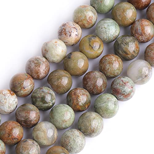 GEM-Inside Halbedelstein-Perlen, 6 mm, Grün, Opal, rund, für Schmuckherstellung, 38,1 cm von GEM-INSIDE CREATE YOUR OWN FASHION
