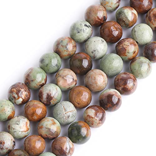 GEM-Inside Halbedelstein-Perlen, rund, 8 mm, Grün, Opal, für Schmuckherstellung, 38 cm von GEM-INSIDE CREATE YOUR OWN FASHION