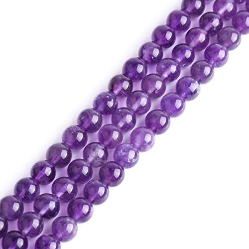 SHG store 8mm Natur Light Purple Amethyst Perlen Strang 15 Zoll Schmuckherstellung Perlen von GEM-INSIDE CREATE YOUR OWN FASHION