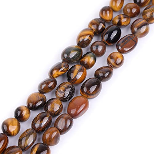 Sweet & Happy Girl'S Store 6x8mm Freeform Kartoffelform Edelstein Yellow Tiger Eye Perlen Strang 15 Zoll Schmuckherstellung Perlen von GEM-INSIDE CREATE YOUR OWN FASHION