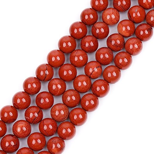 Sweet & Happy Girl's store 10mm Edelstein Roter Jaspis Perlen Strang 15 Zoll Schmuckherstellung Perlen von GEM-INSIDE CREATE YOUR OWN FASHION