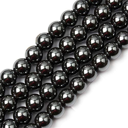 Sweet & Happy Girl's store 10mm schwarz H?matit Perlen Strang 15 Zoll Schmuckherstellung Perlen von GEM-INSIDE CREATE YOUR OWN FASHION