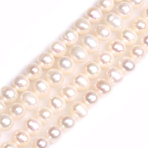 Sweet & Happy Girl's store 6-7mm Weiß Farbe Natur Zuchtperlen Perlen Strang 15 Zoll Schmuckherstellung Perlen Sweet & Happy Girl's store 6-7mm Weiß Farbe Natur Zuchtperlen Perlen Strang 15 Zoll Schmuckherstellung Perlen von GEM-INSIDE CREATE YOUR OWN FASHION