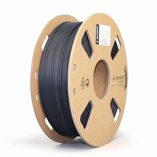 GEMBIRD3 Filament, matt PLA, schwarz, 1,75 mm, 1 kg Marke von GEMBIRD3