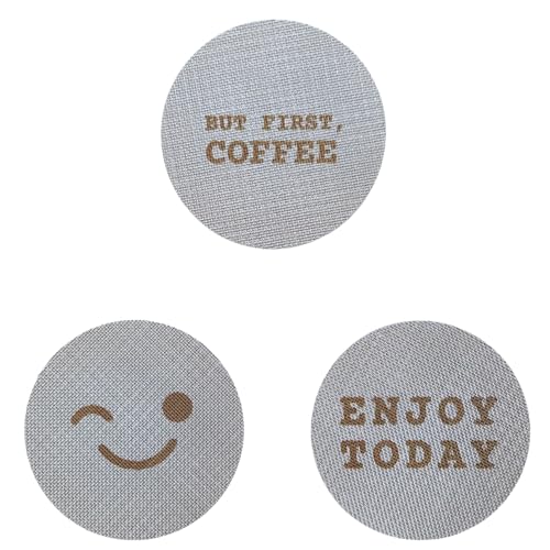 58,5 mm Pucksieb für Espresso, 58 mm Siebträger, 3 Stück, Edelstahl-Kaffeefiltersieb, wiederverwendbarer Espresso-Pucksieb für E61-Gruppenkopf-Maschinen 58,5 mm Pucksieb für Espresso, 58 mm Siebträger, 3 Stück, Edelstahl-Kaffeefiltersieb, wiederverwendbarer Espresso-Pucksieb für E61-Gruppenkopf-Maschinen von GEMINIGAMER2
