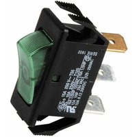 Einpoliger Schalter schwarz/grün leuchtend Einpoliger Schalter schwarz/grün leuchtend von GEMINOX