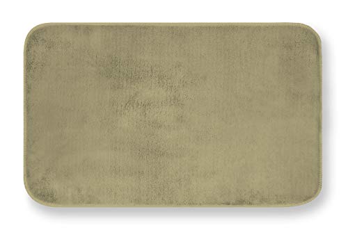 GEMITEX Merino Teppich 40 x 70 Taupe, ultraweich, Polyester von GEMITEX