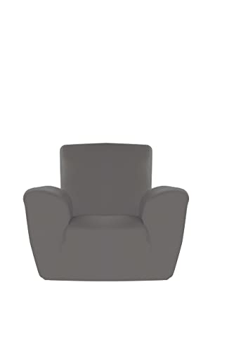 GEMITEX Sofabezug Flexy 1-Sitzer, grau, hergestellt in Italien, Stangen aus Stoff von GEMITEX