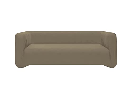 GEMITEX Flexy Sofaüberwurf für 3-Sitzer, hergestellt in Italien, Universal, elastisch, mit Stangen, Stoff von GEMITEX