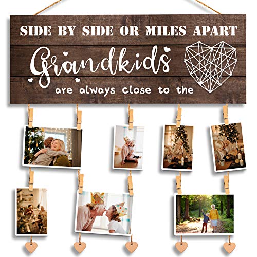 Oma Gifts Foto-Halter, Geschenke für Großmutter, Grammy-Geschenk von Enkelin und Enkel, Clips und Schnur zum Aufhängen von Fotos, Bilderrahmen für die besten Grammy aller Zeiten Oma Gifts Foto-Halter, Geschenke für Großmutter, Grammy-Geschenk von Enkelin und Enkel, Clips und Schnur zum Aufhängen von Fotos, Bilderrahmen für die besten Grammy aller Zeiten von GEMTEND