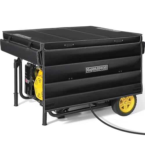 GenArmor Generatorabdeckungen während des Laufens, 100 % wasserdicht, robustes Planen-Generator-Zelt, tragbares Outdoor-Generatorgehäuse für die meisten 4000 W ~ 13000 W Generatoren, Schwarz GenArmor Generatorabdeckungen während des Laufens, 100 % wasserdicht, robustes Planen-Generator-Zelt, tragbares Outdoor-Generatorgehäuse für die meisten 4000 W ~ 13000 W Generatoren, Schwarz von GENARMOR