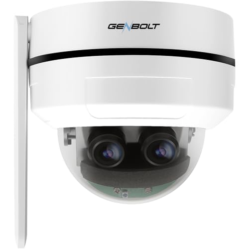 Genbolt 2,5K PTZ WiFi -Überwachungskamera Indoor- und Outdoor -DC & POE, 4MP Dual Lens Home Überwachung IP -Kamera CCTV 10x Hybrid Zoom, IK10 Vandalproof, IP66 wasserdicht, Pan Tilt Auto Tracking Genbolt 2,5K PTZ WiFi -Überwachungskamera Indoor- und Outdoor -DC & POE, 4MP Dual Lens Home Überwachung IP -Kamera CCTV 10x Hybrid Zoom, IK10 Vandalproof, IP66 wasserdicht, Pan Tilt Auto Tracking von GENBOLT