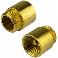 Hahnverlängerung 3/4x10mm Messing Gewindeverlängerung Rohrverlängerung Fitting von GENERAL FITTINGS