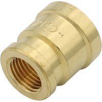 General Fittings - Messing Fitting Reduziermuffe 1/4' x 3/8' Zoll Übergangsmuffe von GENERAL FITTINGS