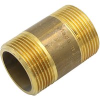 General Fittings - Messing Rohrdoppelnippel 1 1/4 Zoll x 60 mm DN32 Langnippel Rohrnippel Fitting von GENERAL FITTINGS