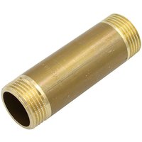 General Fittings - Messing Rohrdoppelnippel 1 Zoll x 100mm DN25 Langnippel Fitting von GENERAL FITTINGS