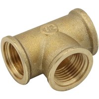 General Fittings - Messing T-Stück 1/2 Zoll DN15 Abzweig Abzweigung T-Verbinder Fitting von GENERAL FITTINGS