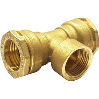 General Fittings - Messing pe Rohr Verschraubung T-Stück ig 40 x 1 1/4 ig x 40 mm von GENERAL FITTINGS