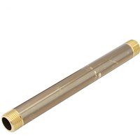 General Fittings - Rohrdoppelnippel 1/2' x 200mm DN15 Messing Rohrnippel Langnippel von GENERAL FITTINGS