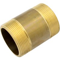 General Fittings - Rohrdoppelnippel 1 1/2 11/2 Zoll x 80 mm DN40 Messing Langnippel von GENERAL FITTINGS