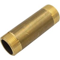 General Fittings - Rohrdoppelnippel 1 1/4' 5/4' Zoll x 120 mm DN32 Messing Rohrnippel von GENERAL FITTINGS