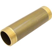 General Fittings - Rohrdoppelnippel 2 Zoll x 200 mm DN50 Messing Fitting Langnippel von GENERAL FITTINGS