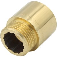 Hahnverlängerung 3/4'x25mm Messing Gewindeverlängerung von GENERAL FITTINGS