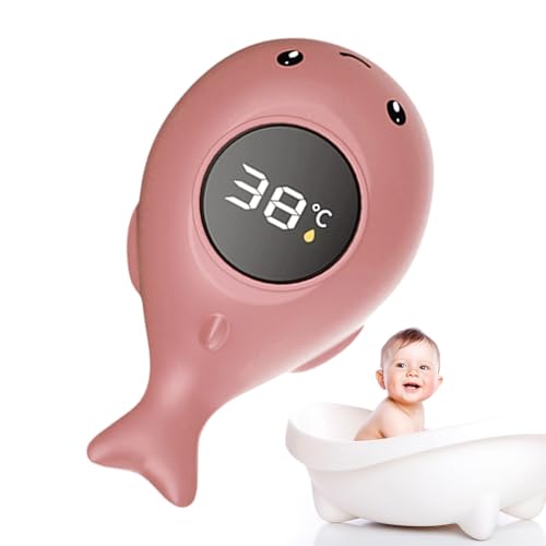 BADE Spielzeug Thermometer | schwimmendes LED-Thermometer mit einer Temperaturanzeige in 3 Farben für die Badewanne | Sicheres Badespielzeug mit Warnfunktion für Babys und Kleinkinder von GENERIC