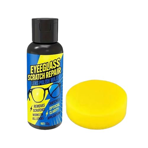 Linsenstreifen Kratzer Eliminator | Reinigeren Bildschirme und Brille | Anti-User Ruhige Lösung für Gläser, Uhren, Telefone, Kameras und von GENERIC