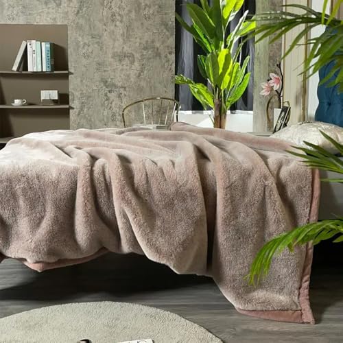 Luxuriöse Kunstfelldecke Felldecke Kunstfell - Soft Faux Schneefochs Fell Wurfdecke,200X230cm Kuscheldecke Flauschig Decke Webpelzdecke Pelzdecke Wohndecke Kunstpelz Für Couch Bett,Brown1 Luxuriöse Kunstfelldecke Felldecke Kunstfell - Soft Faux Schneefochs Fell Wurfdecke,200X230cm Kuscheldecke Flauschig Decke Webpelzdecke Pelzdecke Wohndecke Kunstpelz Für Couch Bett,Brown1 von GENERIC