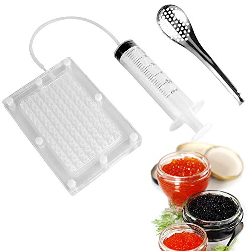 Molekulares Gastronomie-Set | Caviar Maker Box Spherifikations-Tropfenzähler | Caviar Maker Box Spherification Dropper | Set Molekulare Gastronomie | Kaviar Machen Box Spherification Dropper von GENERIC