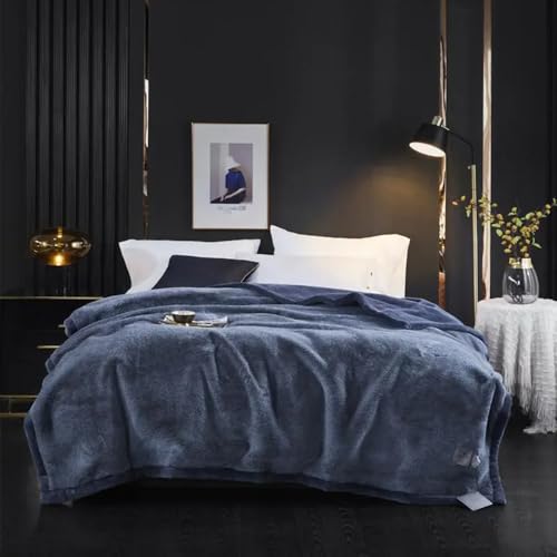 Soft Faux Schneefochs Fell Wurfdecke, 5.5Kg,200X230cm,Winter Warmes Flauschiges Faux Streifen Gradientenfarbe Decke Für Bettsofa Freizeitdecke Bettdecke Decke,02 von GENERIC