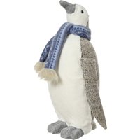 Decoris Dekofigur Pinguin 17 x 14 x 34 cm beige von GENÉRICA