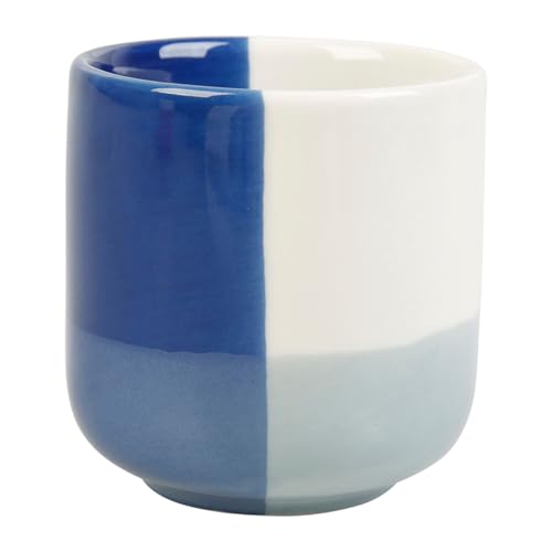 GENEVIEVE LETHU Becher 13 cl New Bone Serie Sony & Robert Ø 6,5 cm H 6,5 cm Farbe Blau von GENEVIEVE LETHU